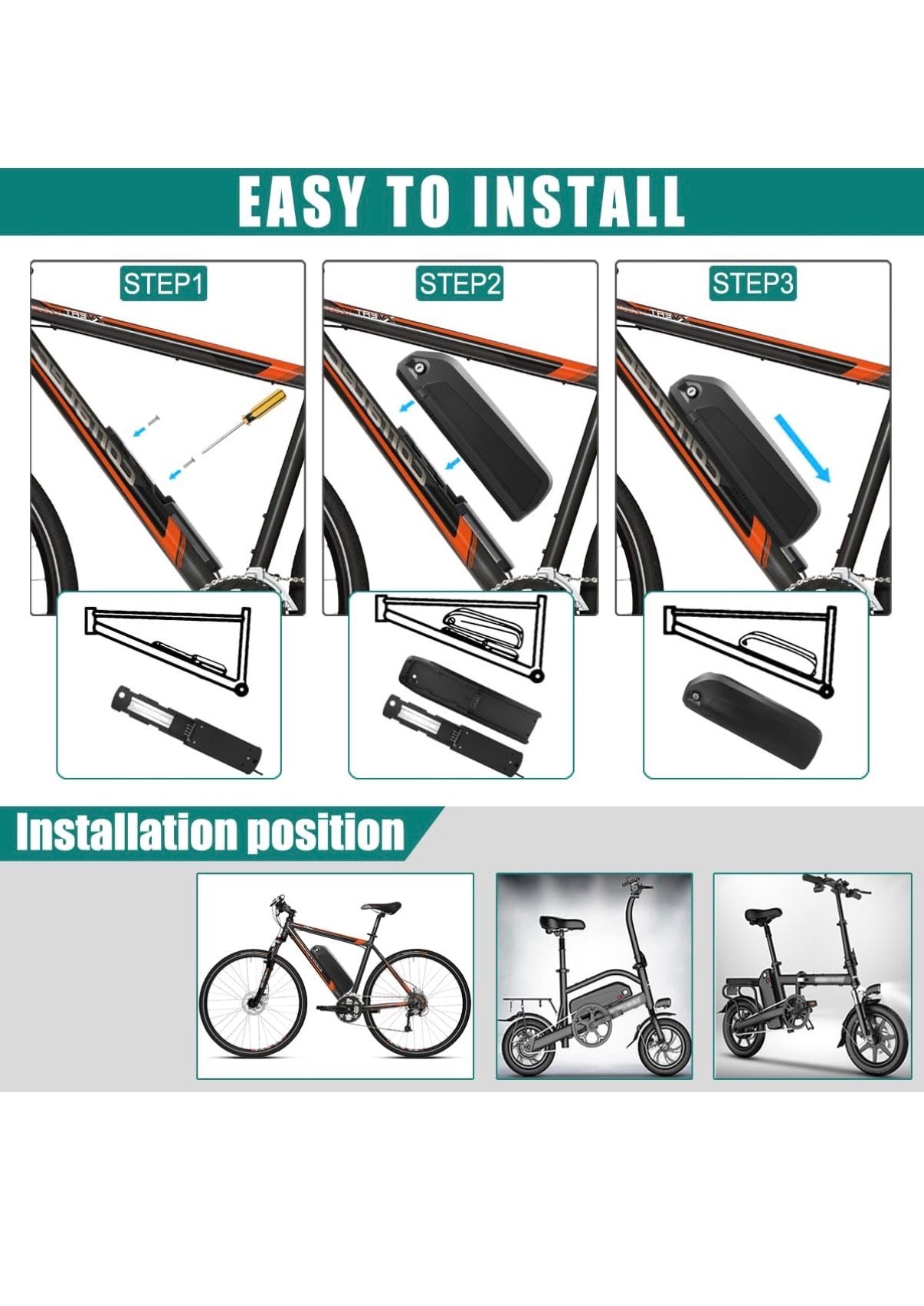 48v 13AH battery pack