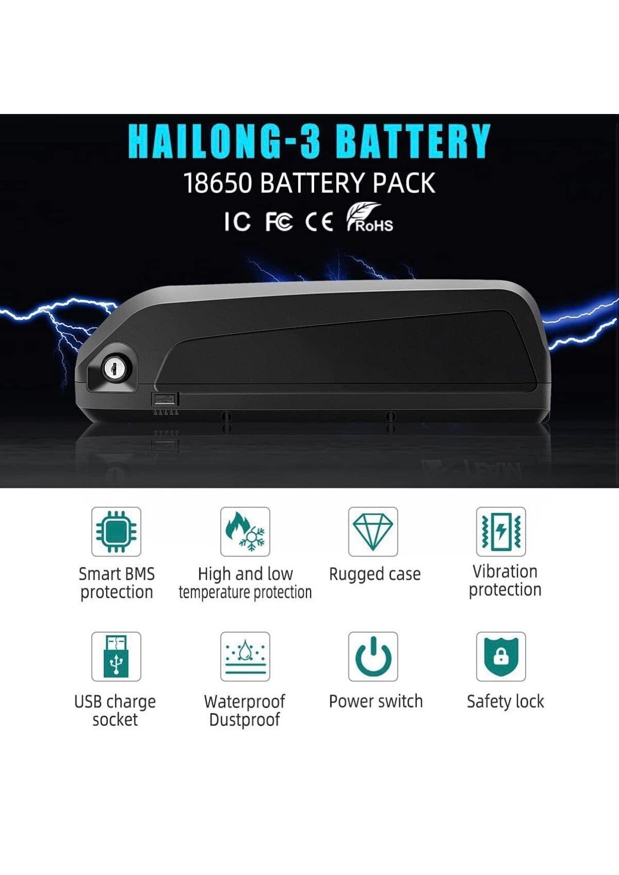 48v 13AH battery pack