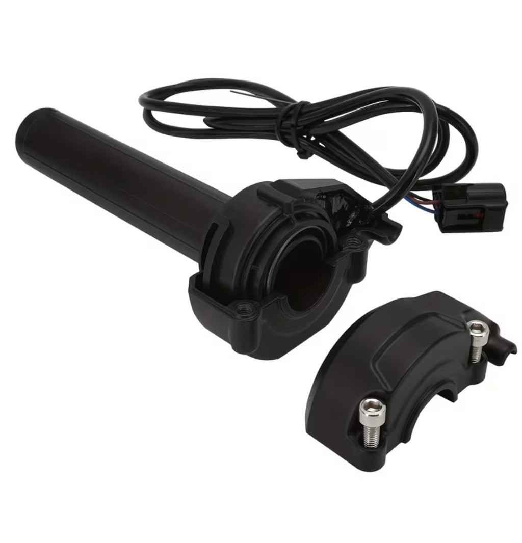 Black Surron throttle