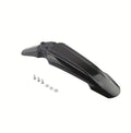 Black Front fender & plate