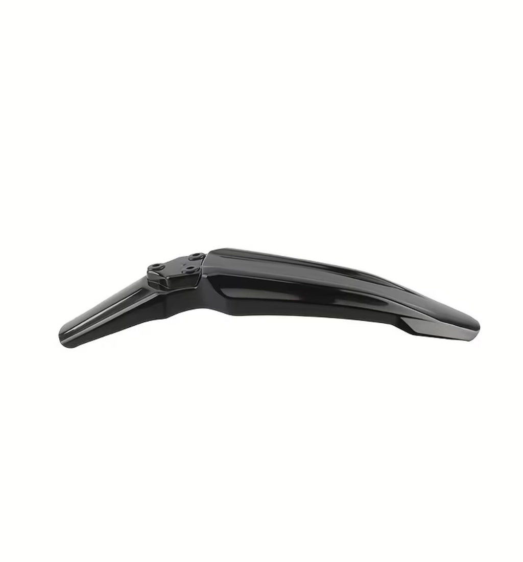 Black Front fender & plate