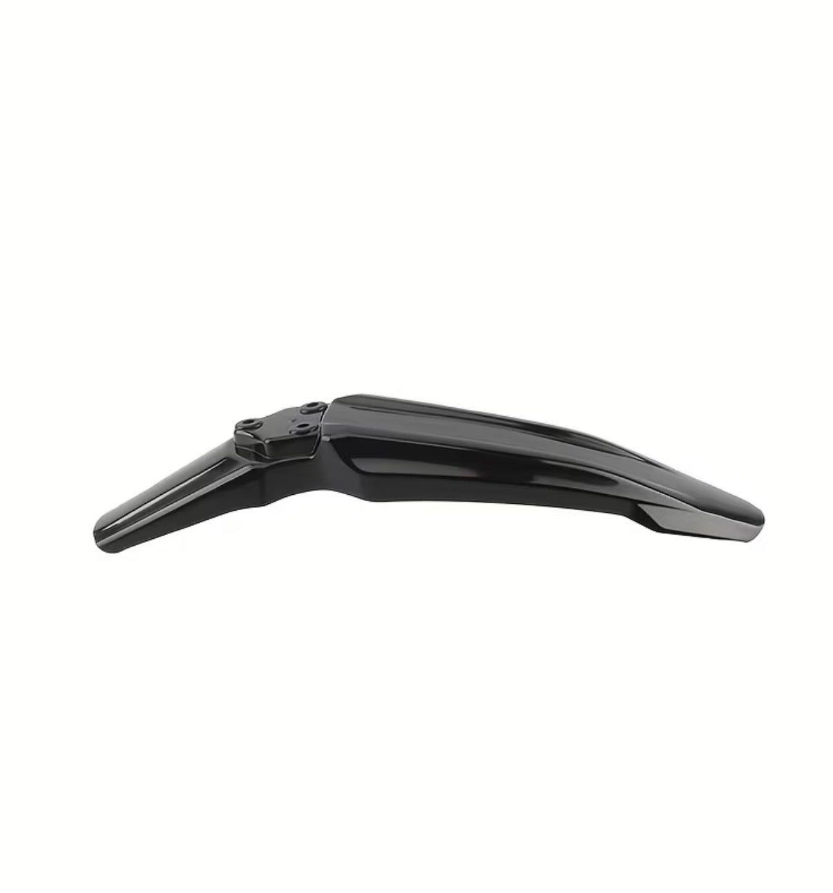 Black Front fender & plate