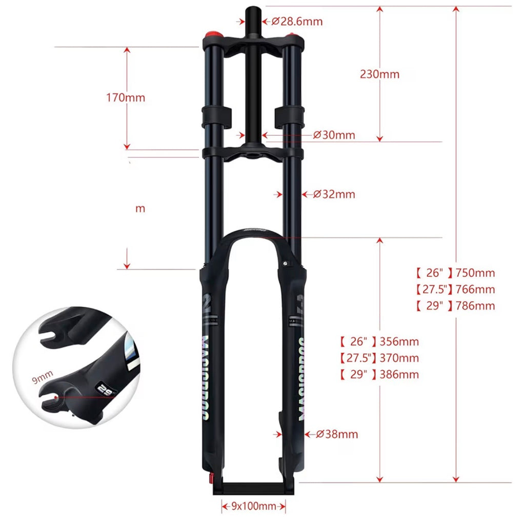 Downhill front forks