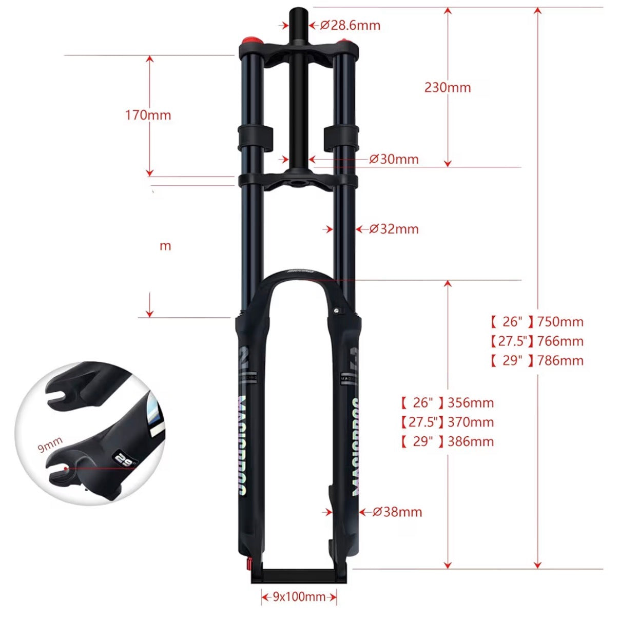 Downhill front forks