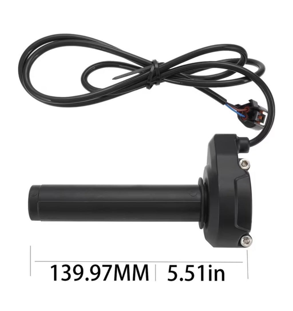 Black Surron throttle