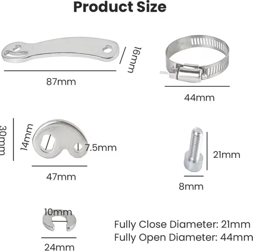 Standard torque arms