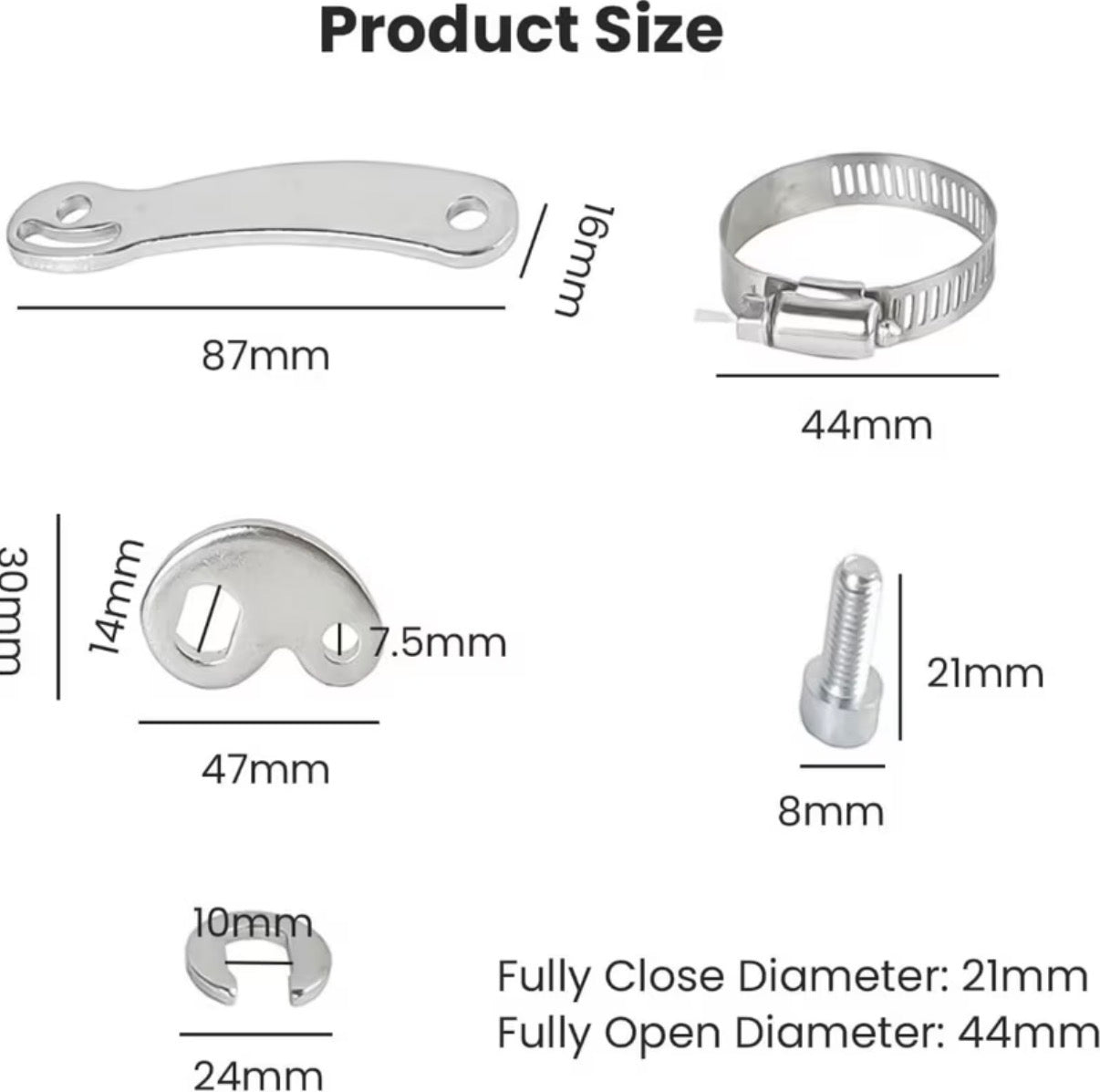 Standard torque arms