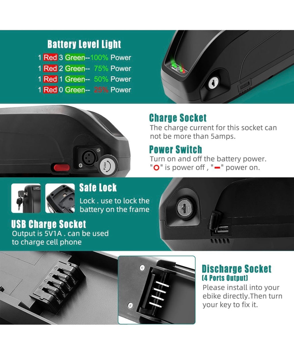 48v 13AH battery pack